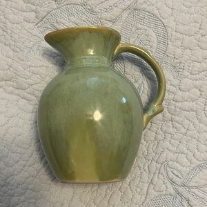 Foreside celadon green ceramic pitcher